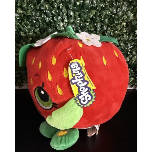 SHOPKINS Strawberry Kiss Plush 6” Coin Bank NEW - Picture 2 of 8